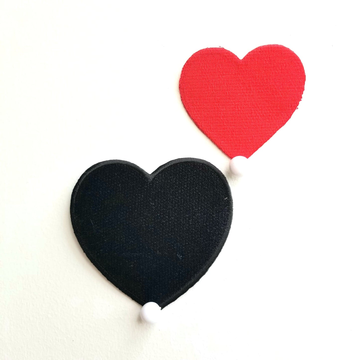 Red or Black Heart Patch
