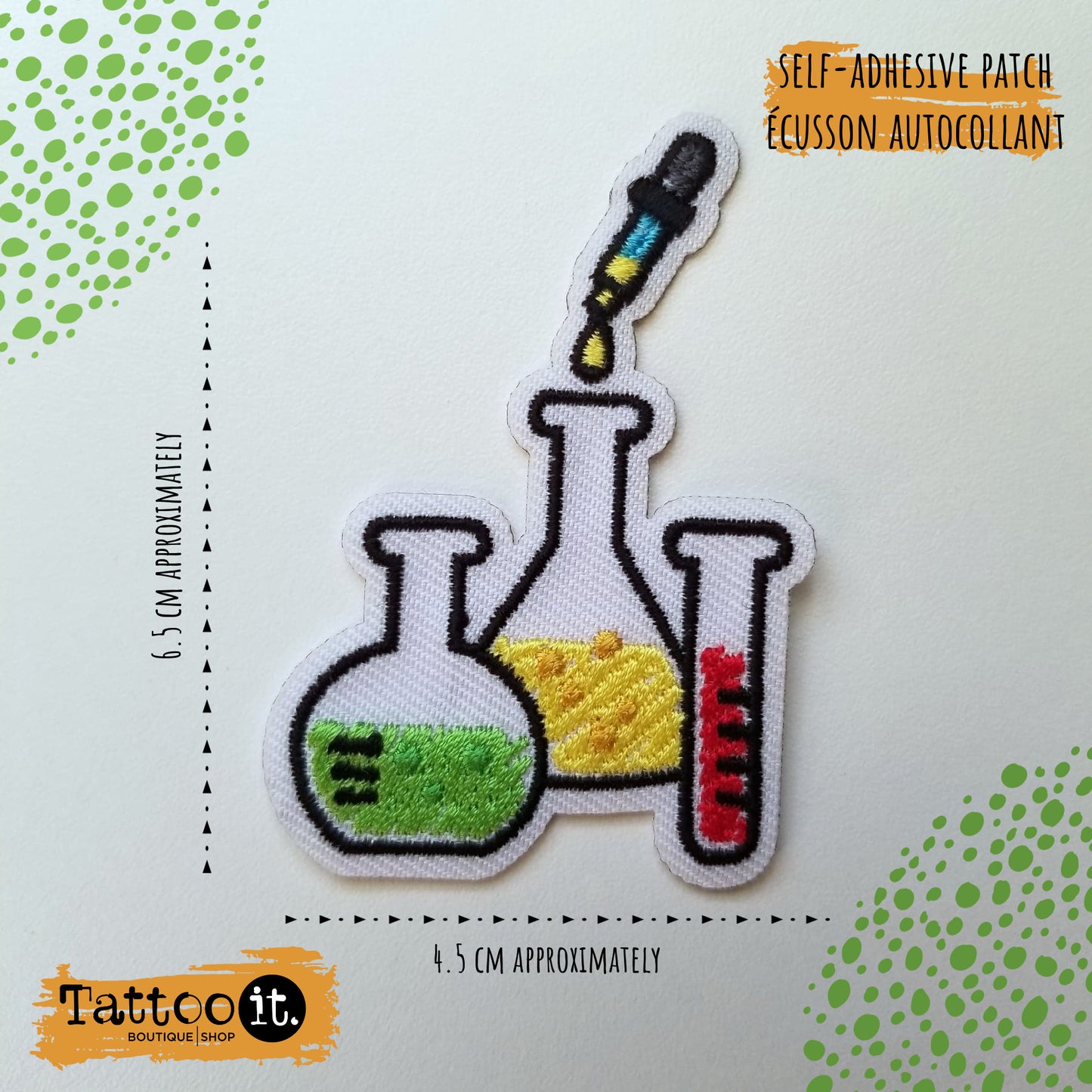 Science - self-adhesive patch ( set of 5 )