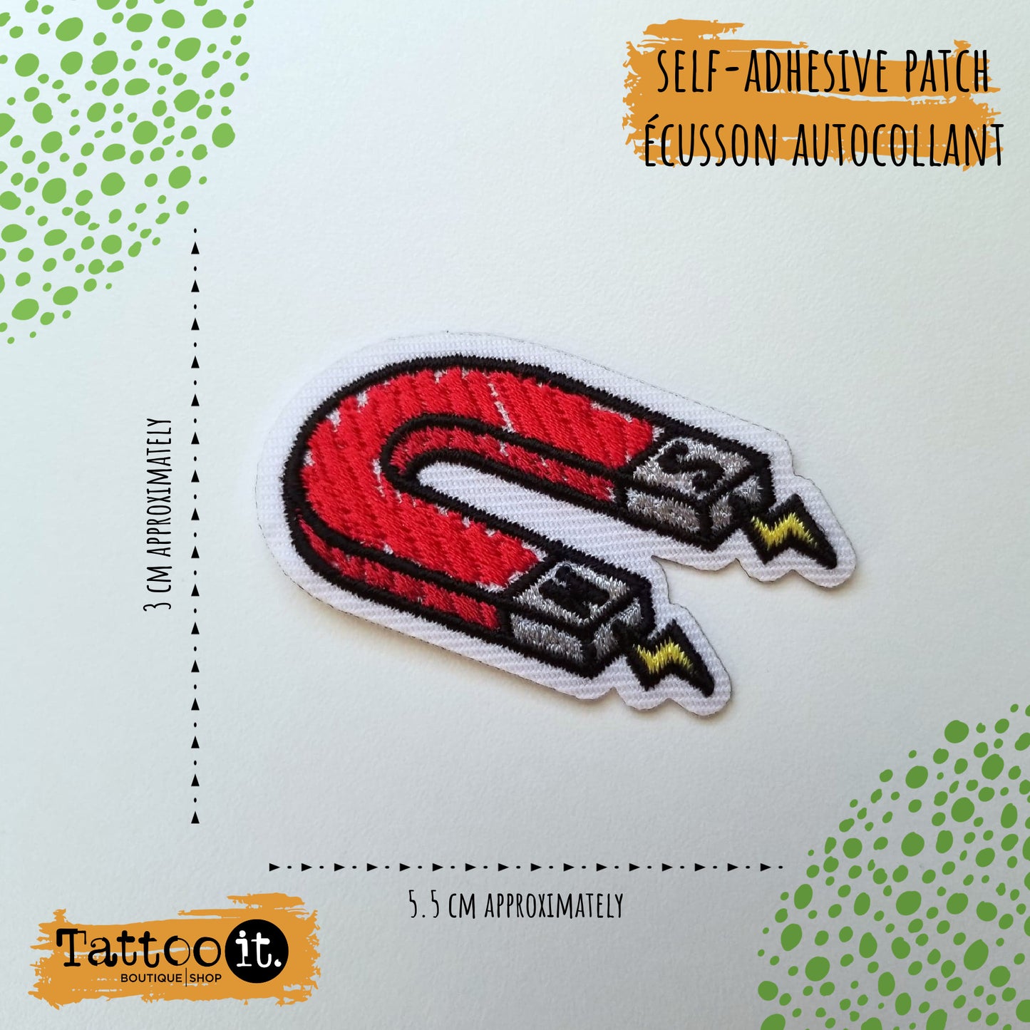 Science - self-adhesive patch ( set of 5 )