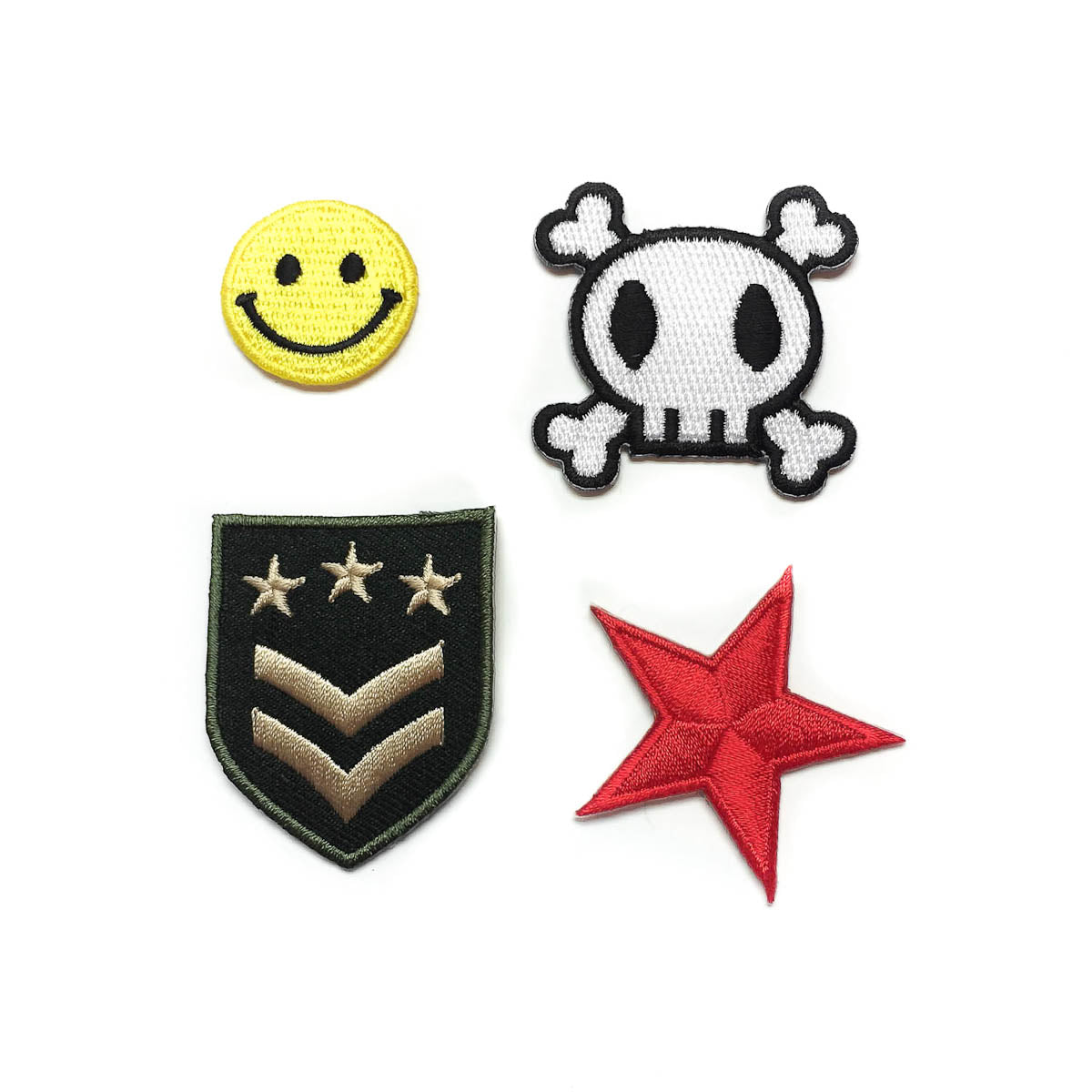 Mini PUNK patches for jacket (Set of 4)