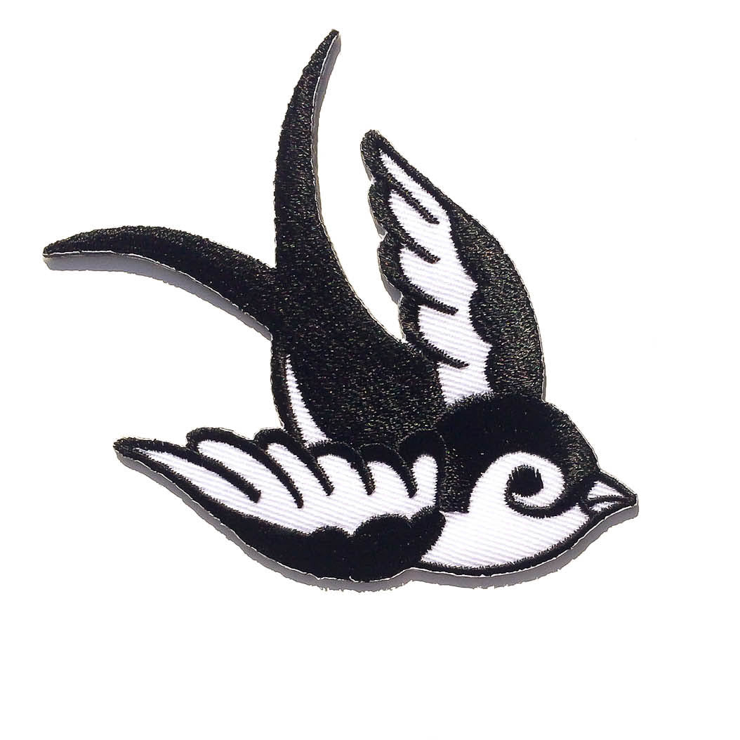 Old School Bird Tattoo Patch