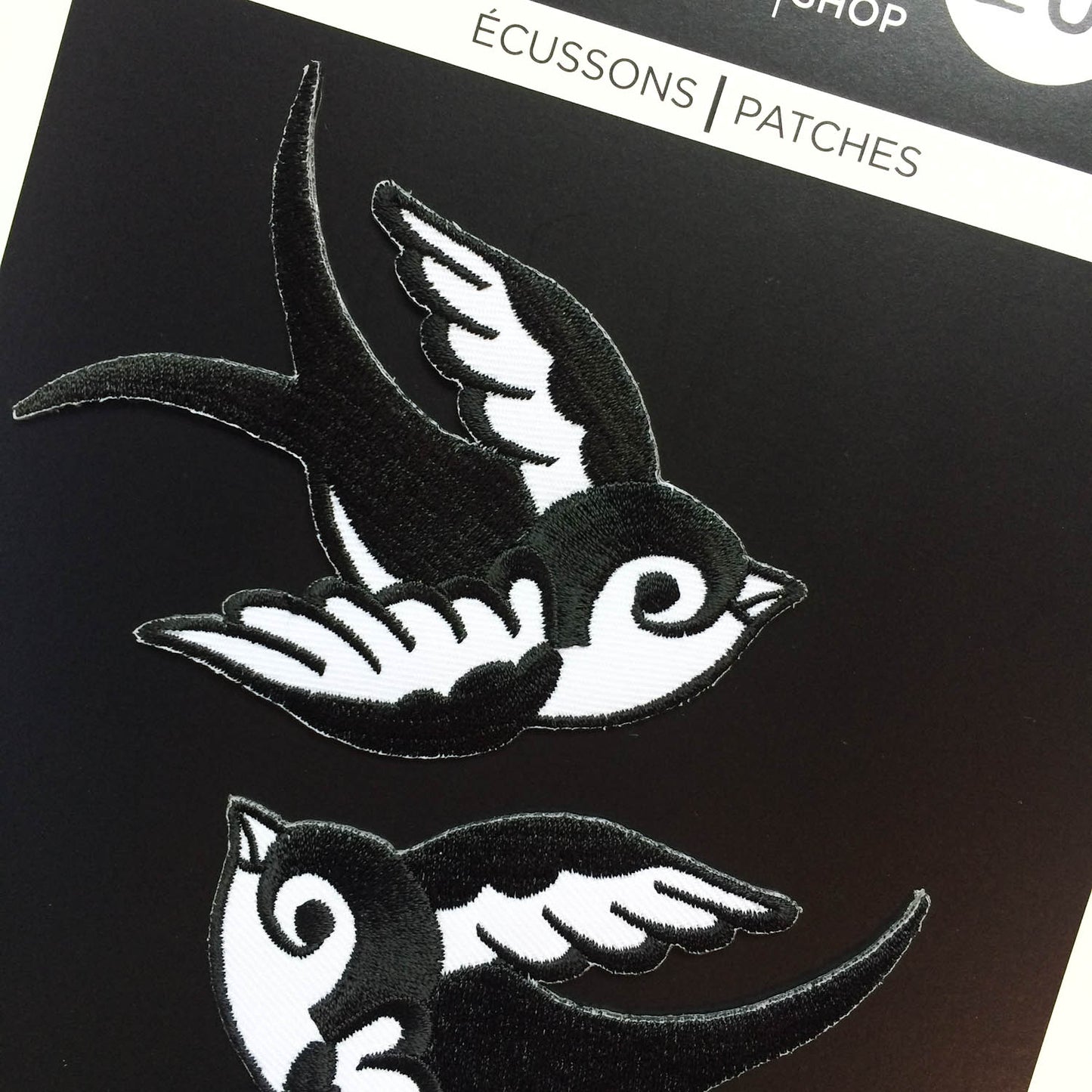 Old School Bird Patches (Set of 2)