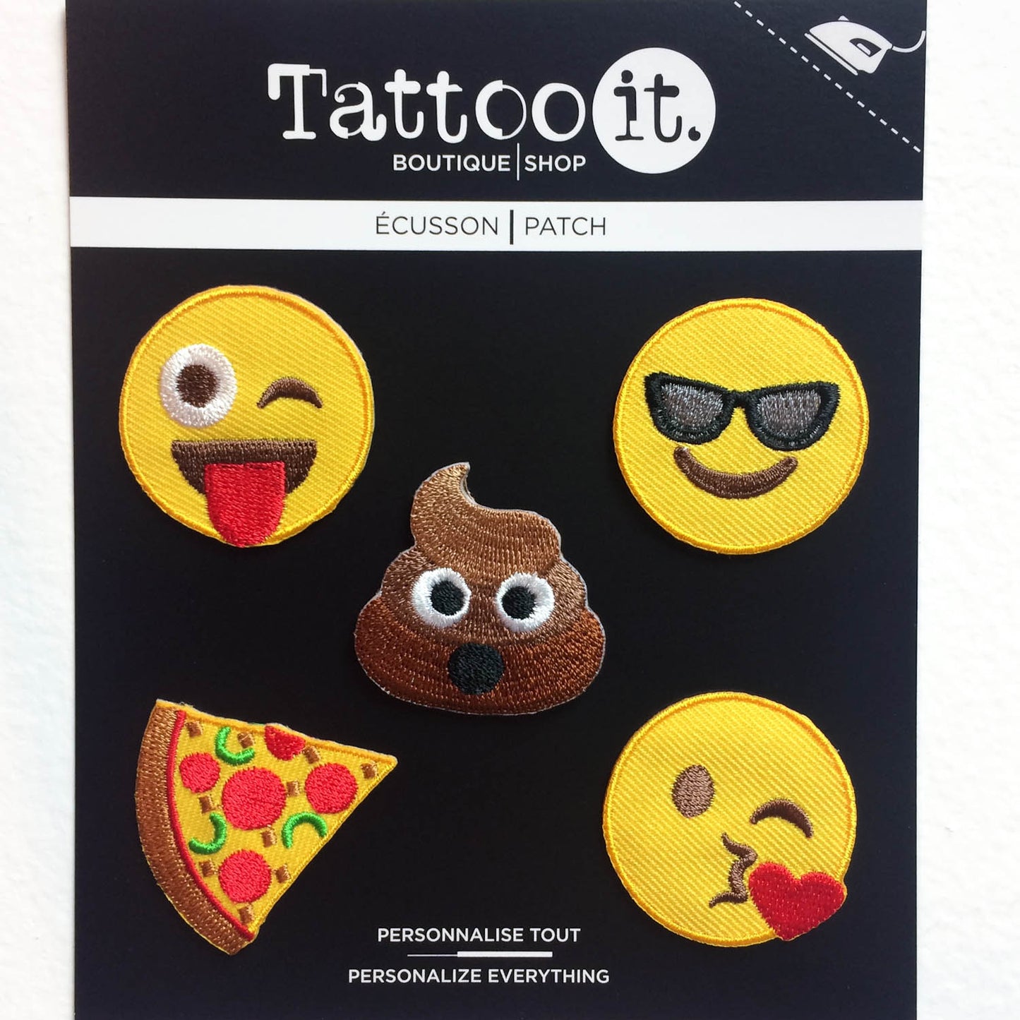 Original EMOJI Patches (Set of 5)