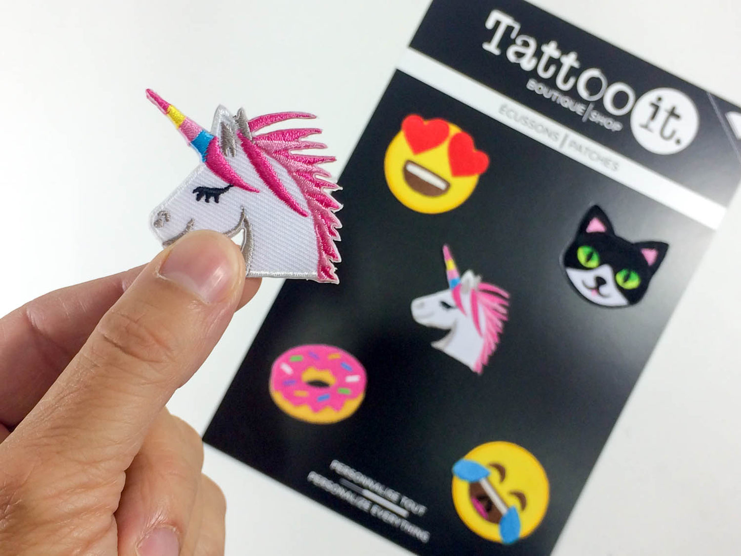 écusson thermocollant émojis