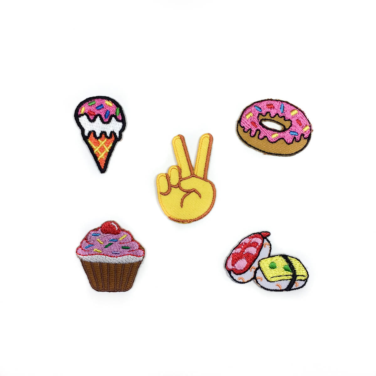 Foodie iron-on patch