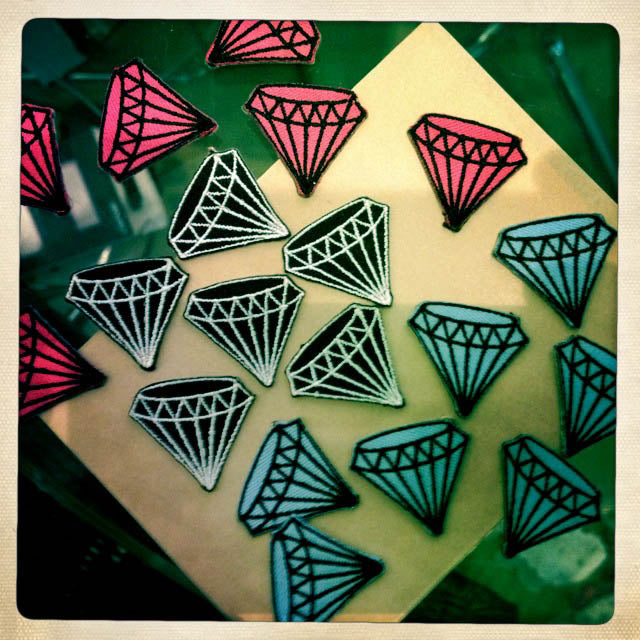 Mini Rockabilly Diamond Patch