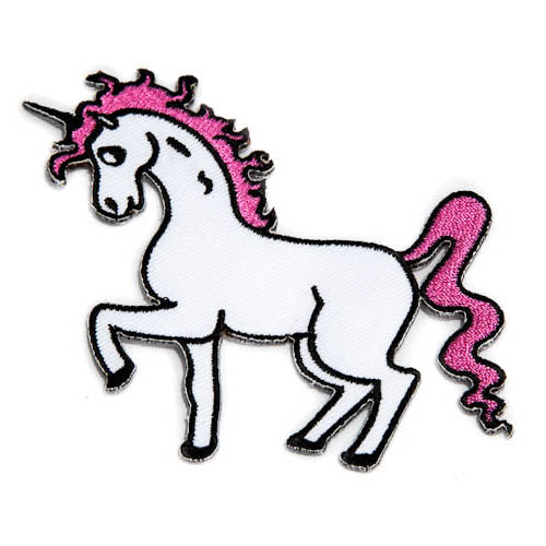 Pink or blue Rockabilly Unicorn Patch