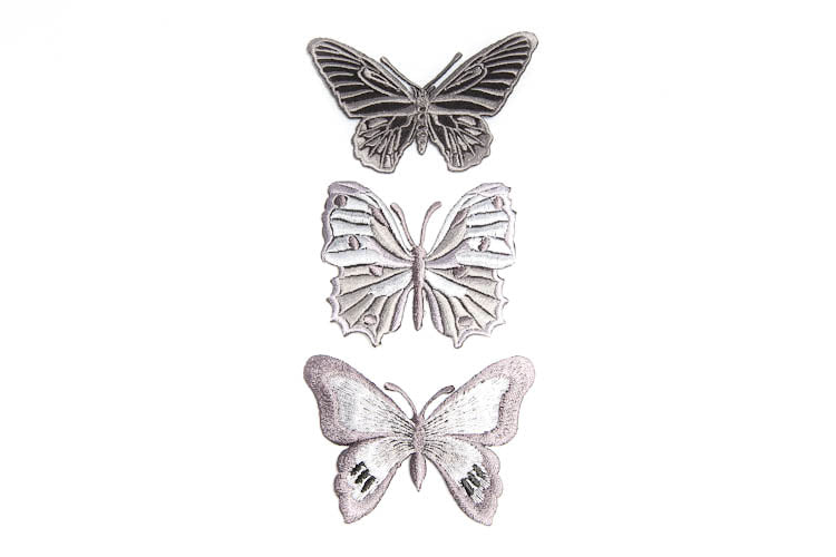 Silver Butterfly Patch #3
