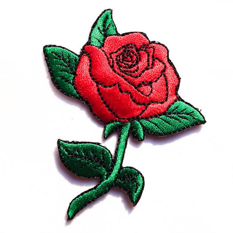 Rose Patch - Black, Pink or Red