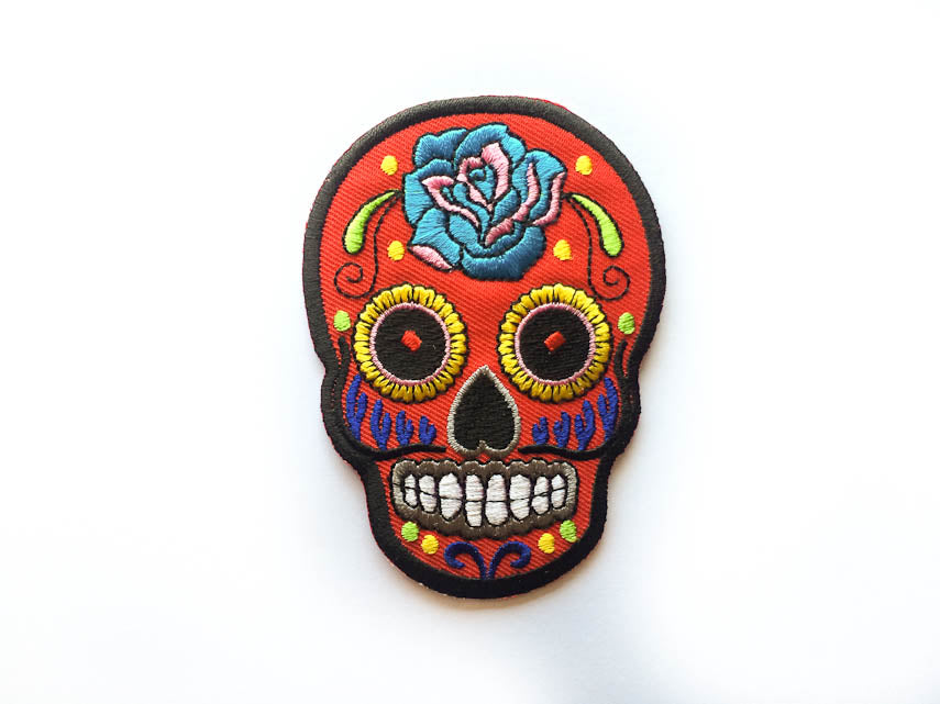 Sugar Skull Patch - Choose your Color