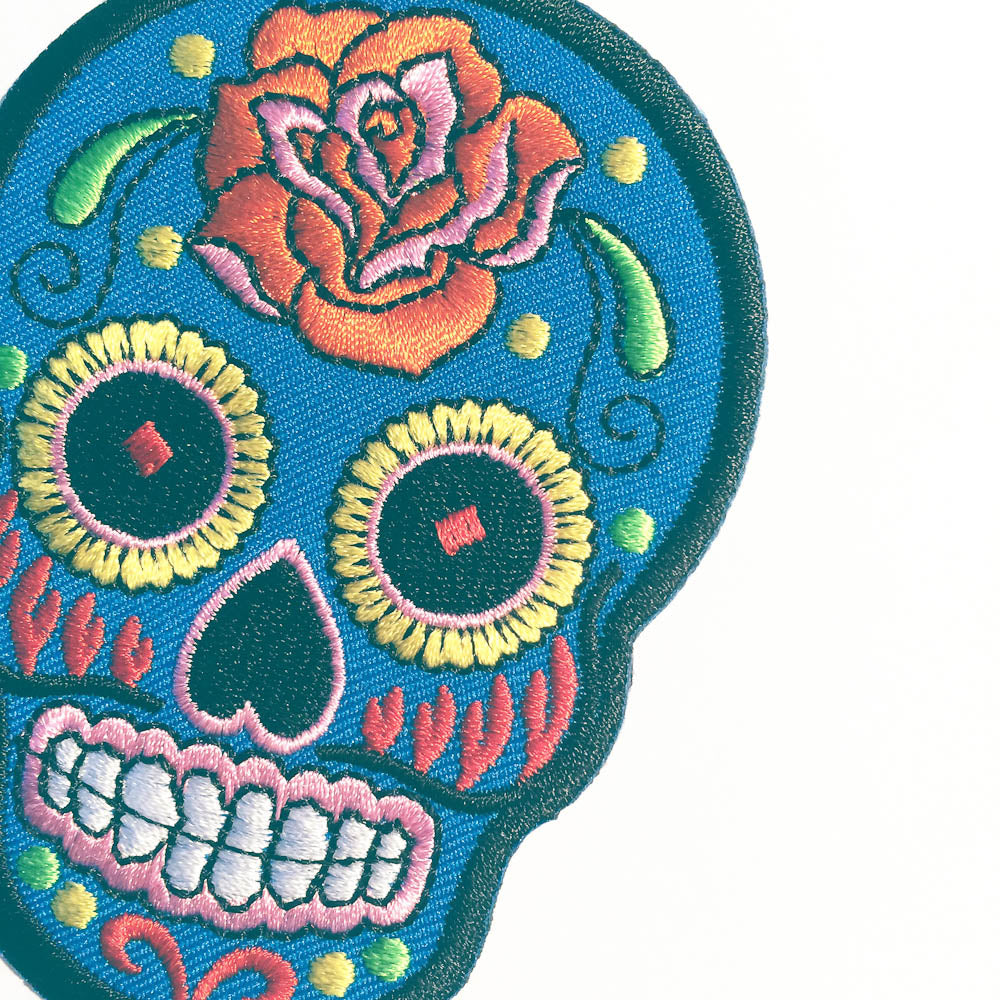 Sugar Skull Patch - Choose your Color