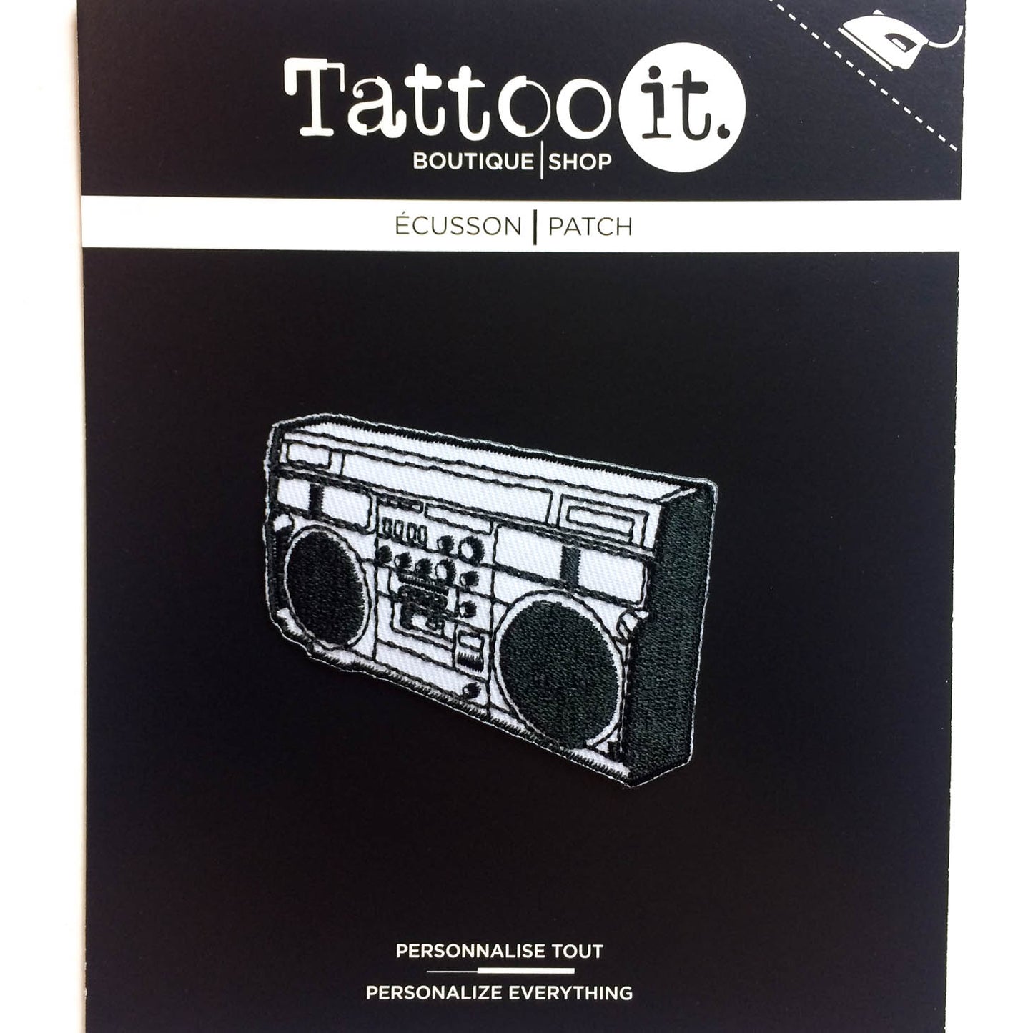 Ghetto Blaster Patch - Boom Box