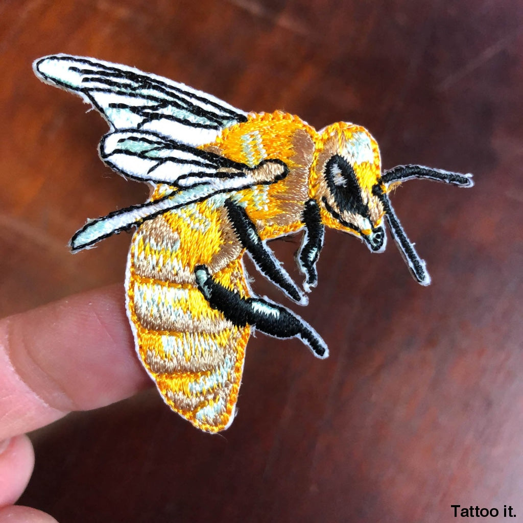 Bee Patch - Embroidery Sticker Patches