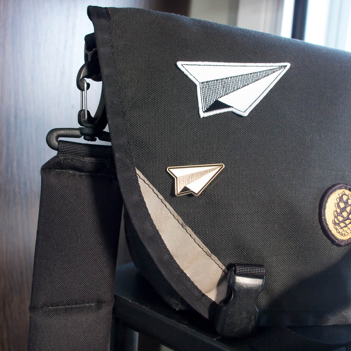 Paper Plane Enamel Pin