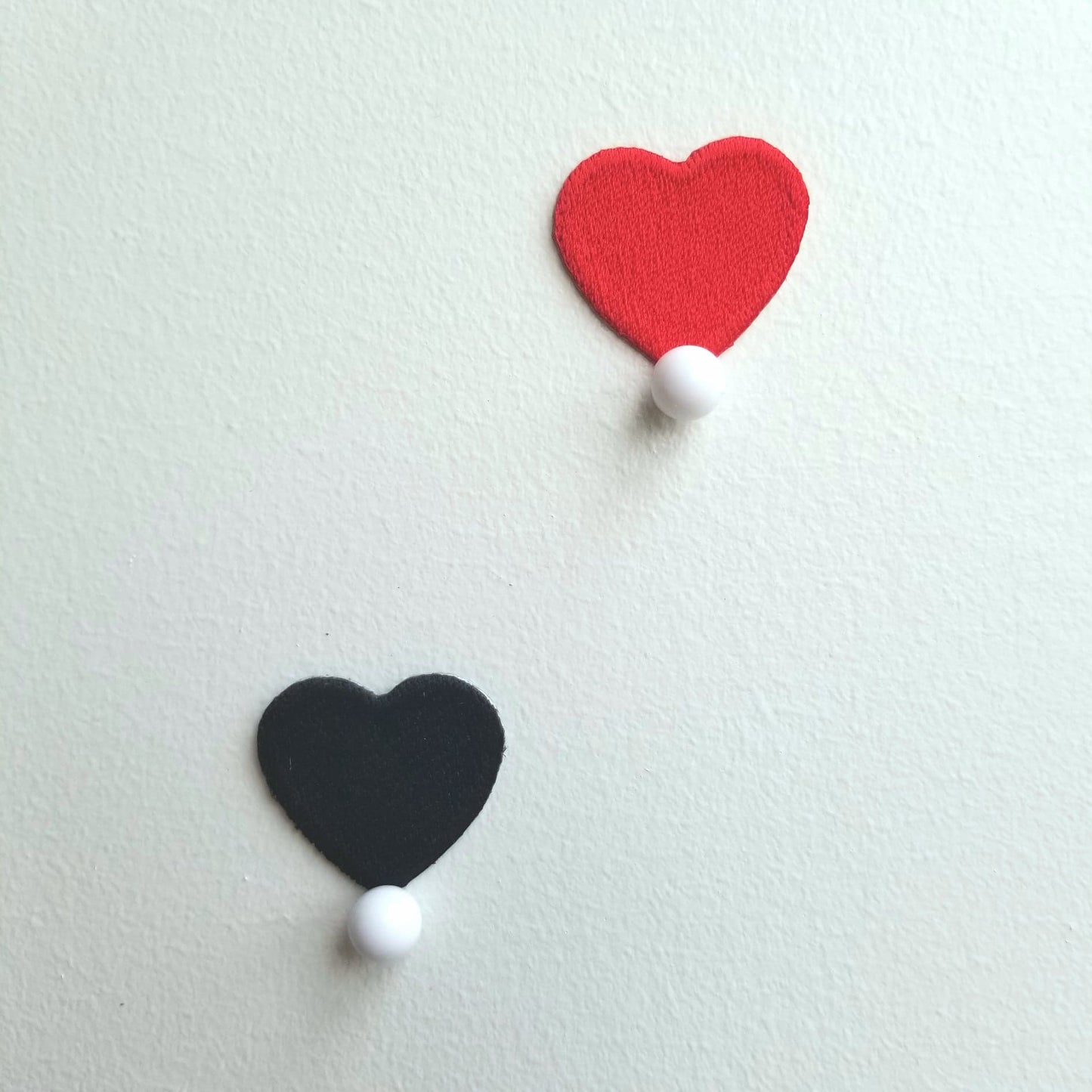Mini Red or black Heart Patch