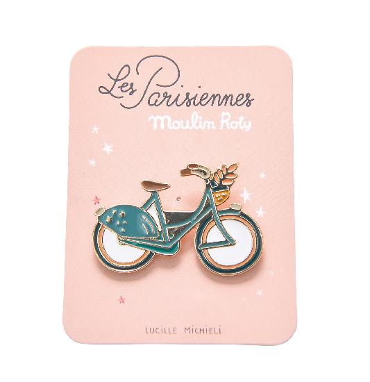 Parisiennes - Bike Enamel Pin - Moulin Roty