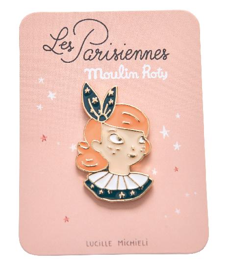 Parisiennes - Constance Enamel Pin - Moulin Roty