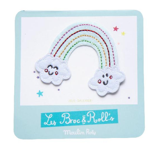 Broc' & Rolls - Rainbow Embroidered Patch - Moulin Roty