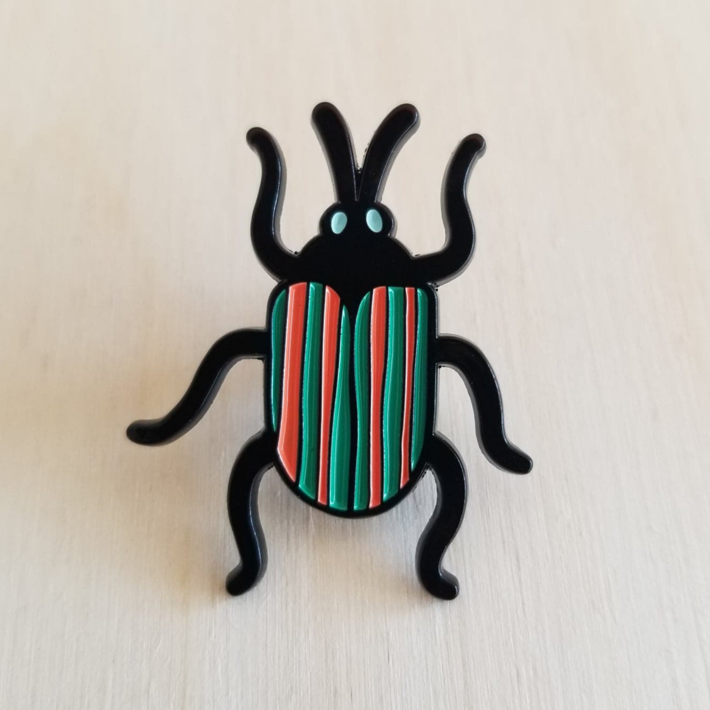 Beetle soft Enamel Pin