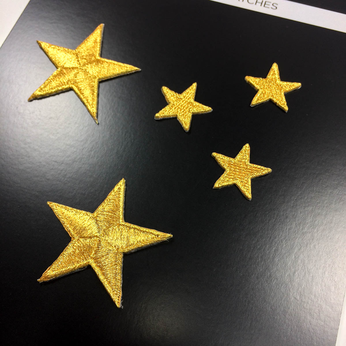 Star Patches for jacket (Set of 5)