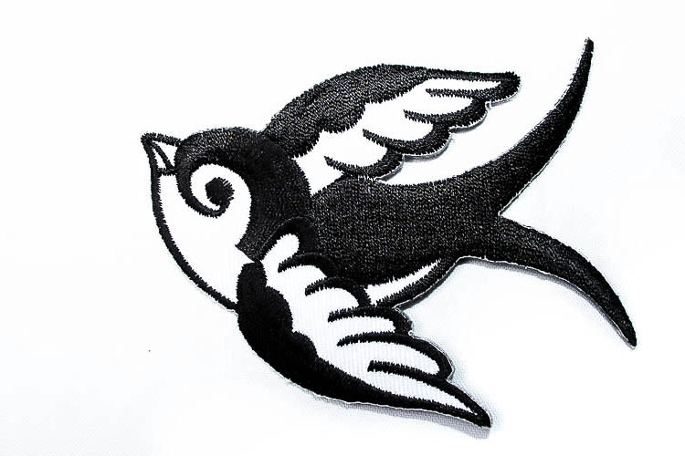 Old School Bird Tattoo Patch