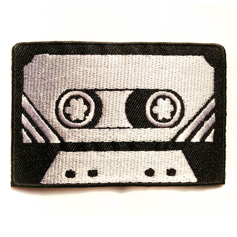 Cassette iron-on patch