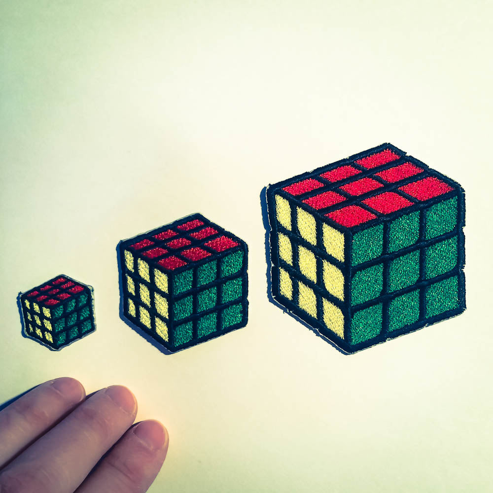 Rubik's Cube - Iron-on Patch
