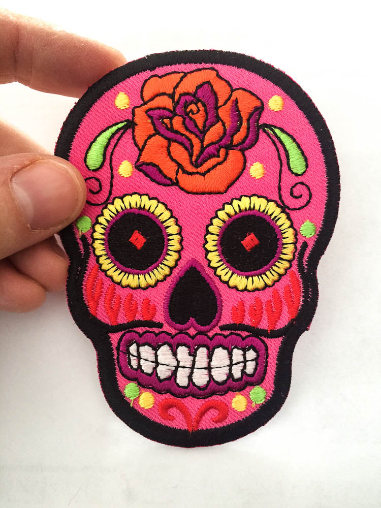 Sugar Skull Patch - Choose your Color