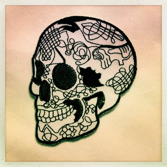 Day of the dead Skull Patch