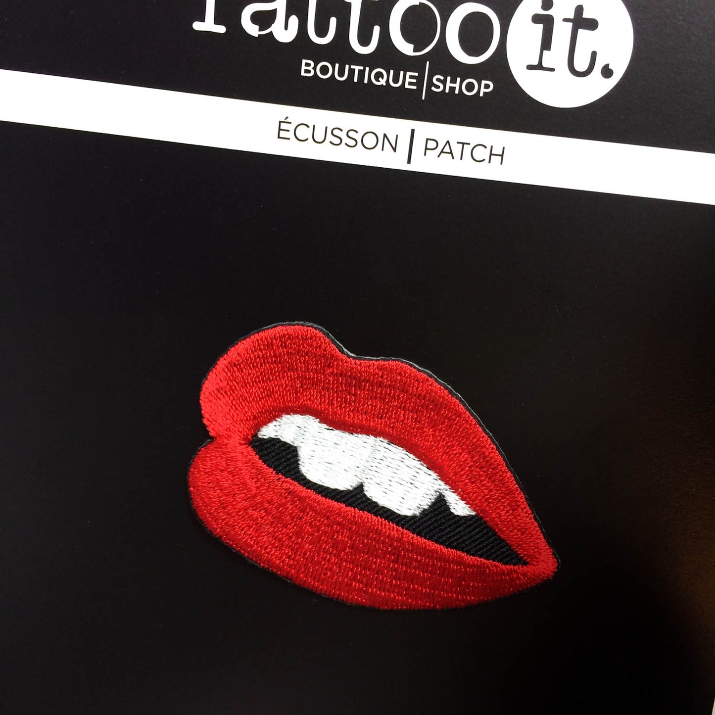 Red Lips Iron-on Patch