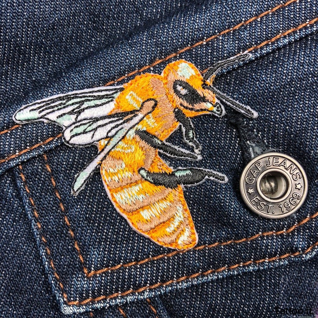 Bee Patch - Embroidery Sticker Patches